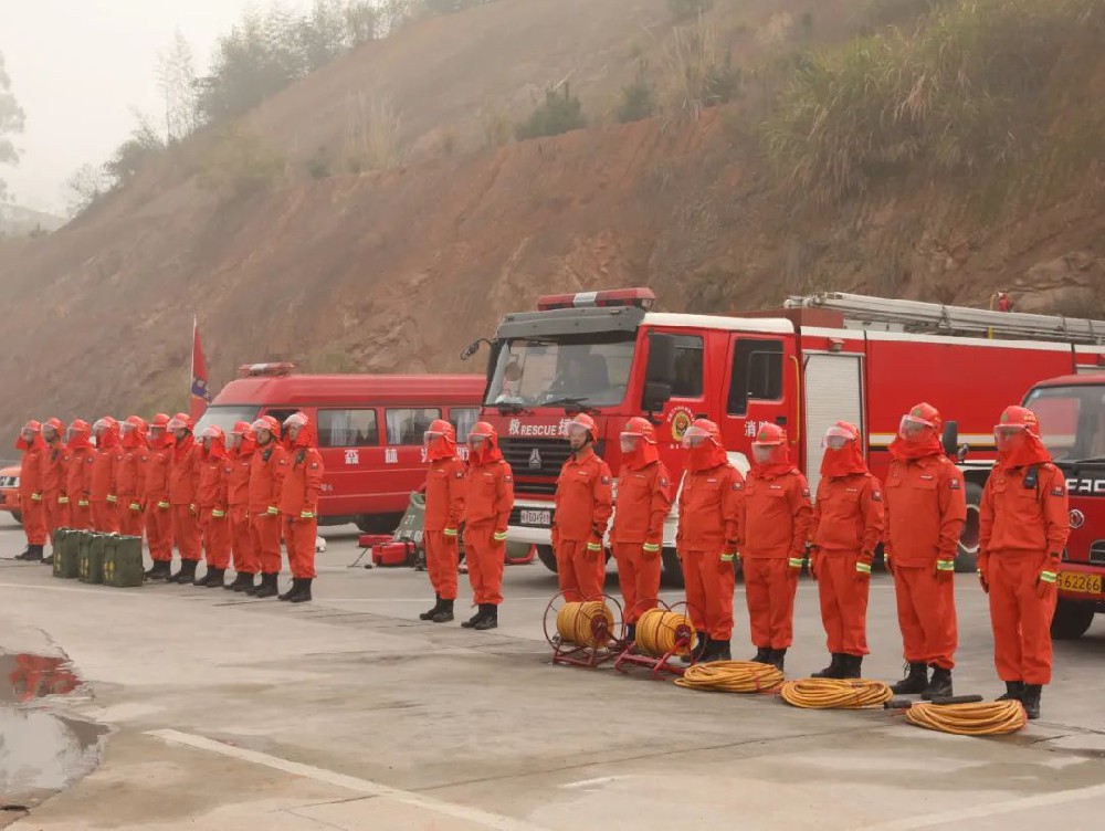 9159金莎游艺场林业开展森林防灭火演练