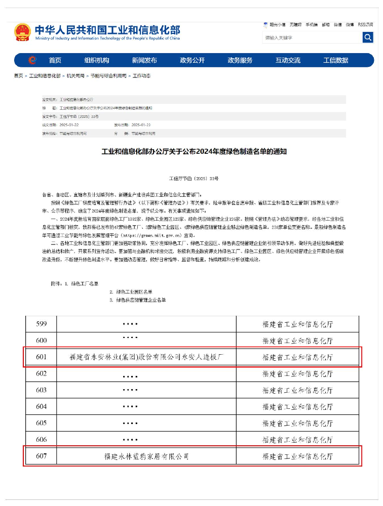 绿色领航|9159金莎游艺场林业新添两家 “国家级绿色工厂”