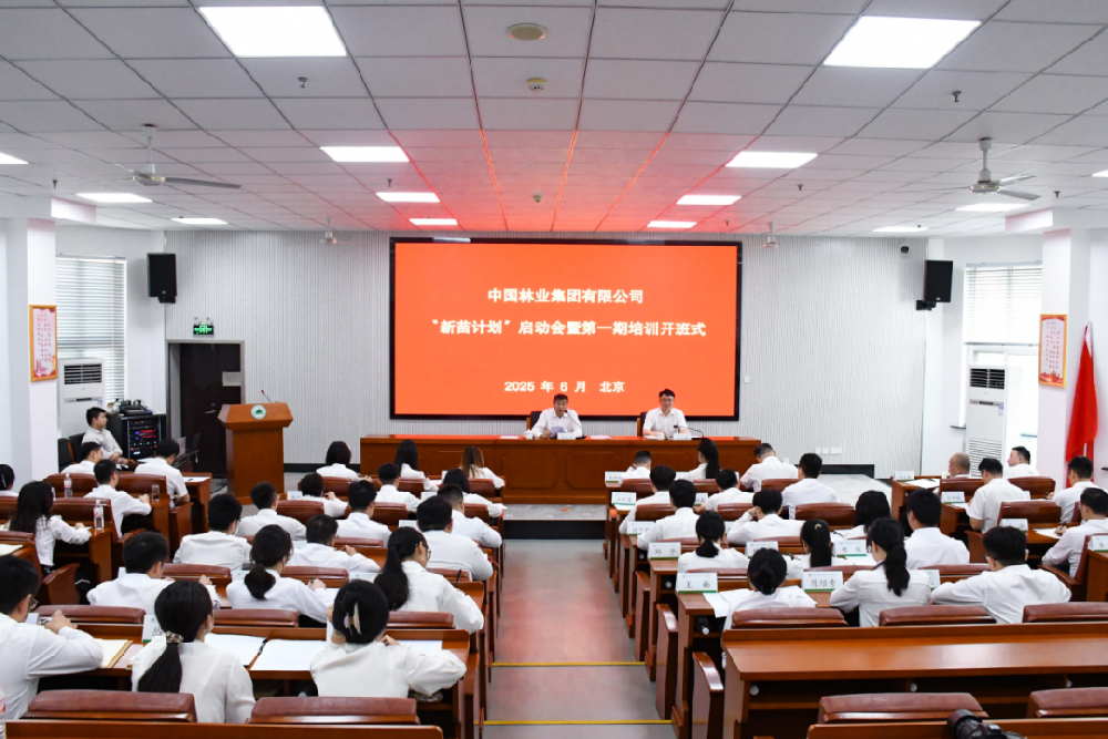 新苗破土 未来可期│中国林业集团组织召开“新苗计划”启动会暨第一期培训开班式